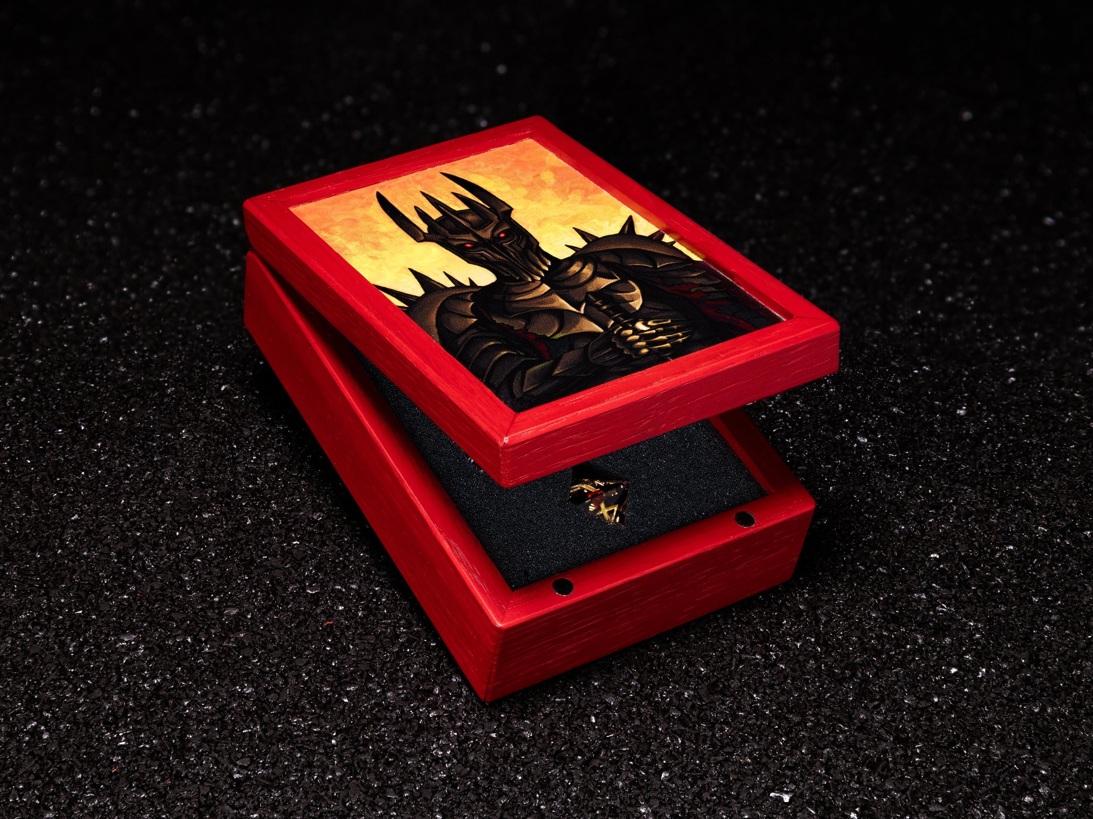 Dice Set "One Ring" Gold