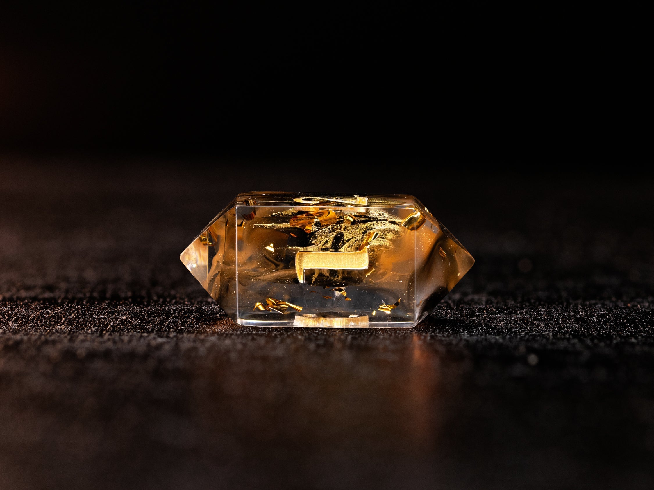 Dice Set "One Ring" Gold