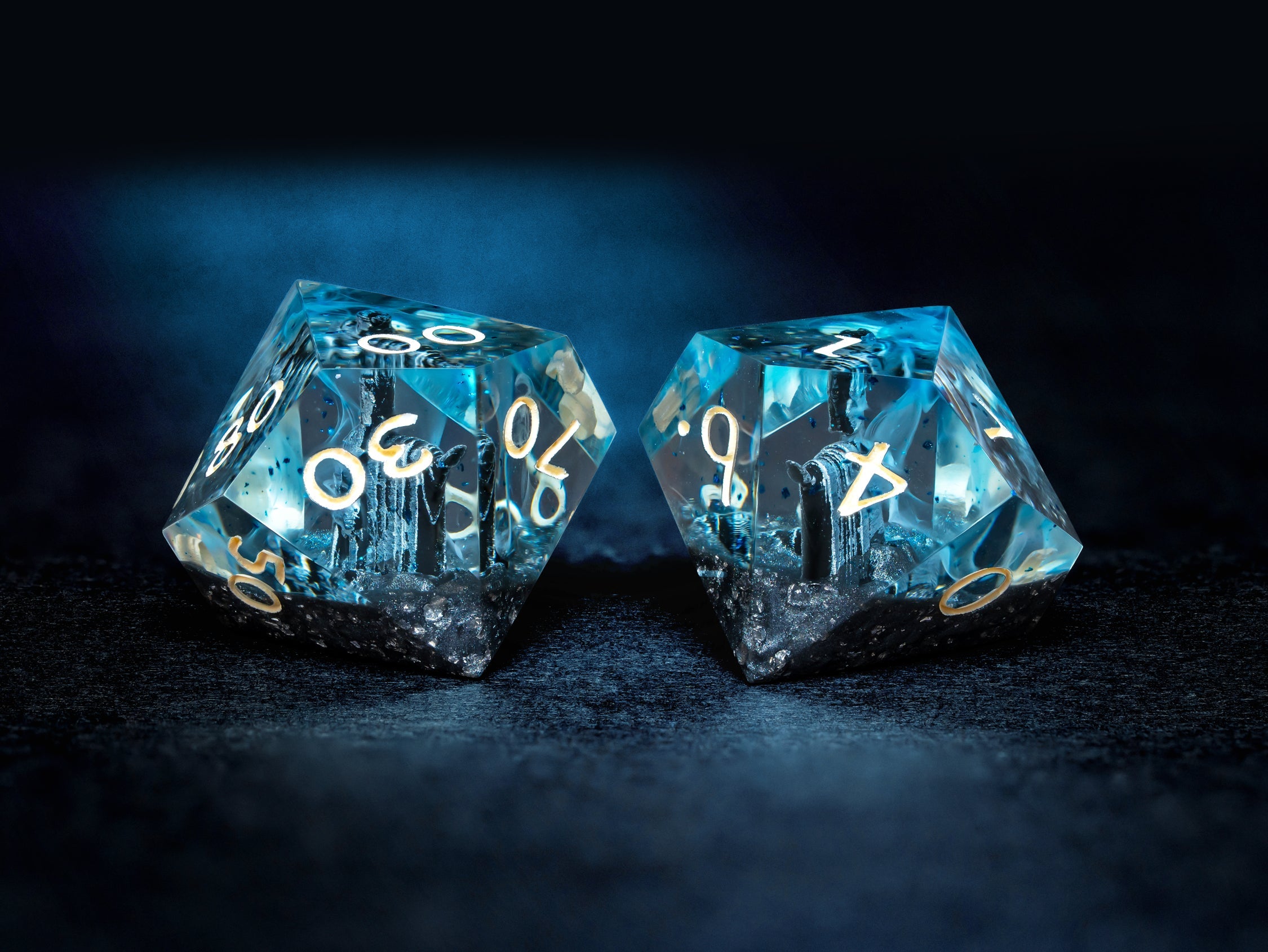 Blue Dice Set LOTR