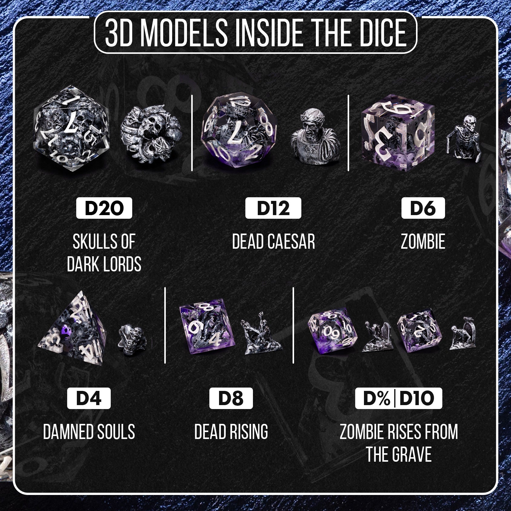 Moonlight Dice Set