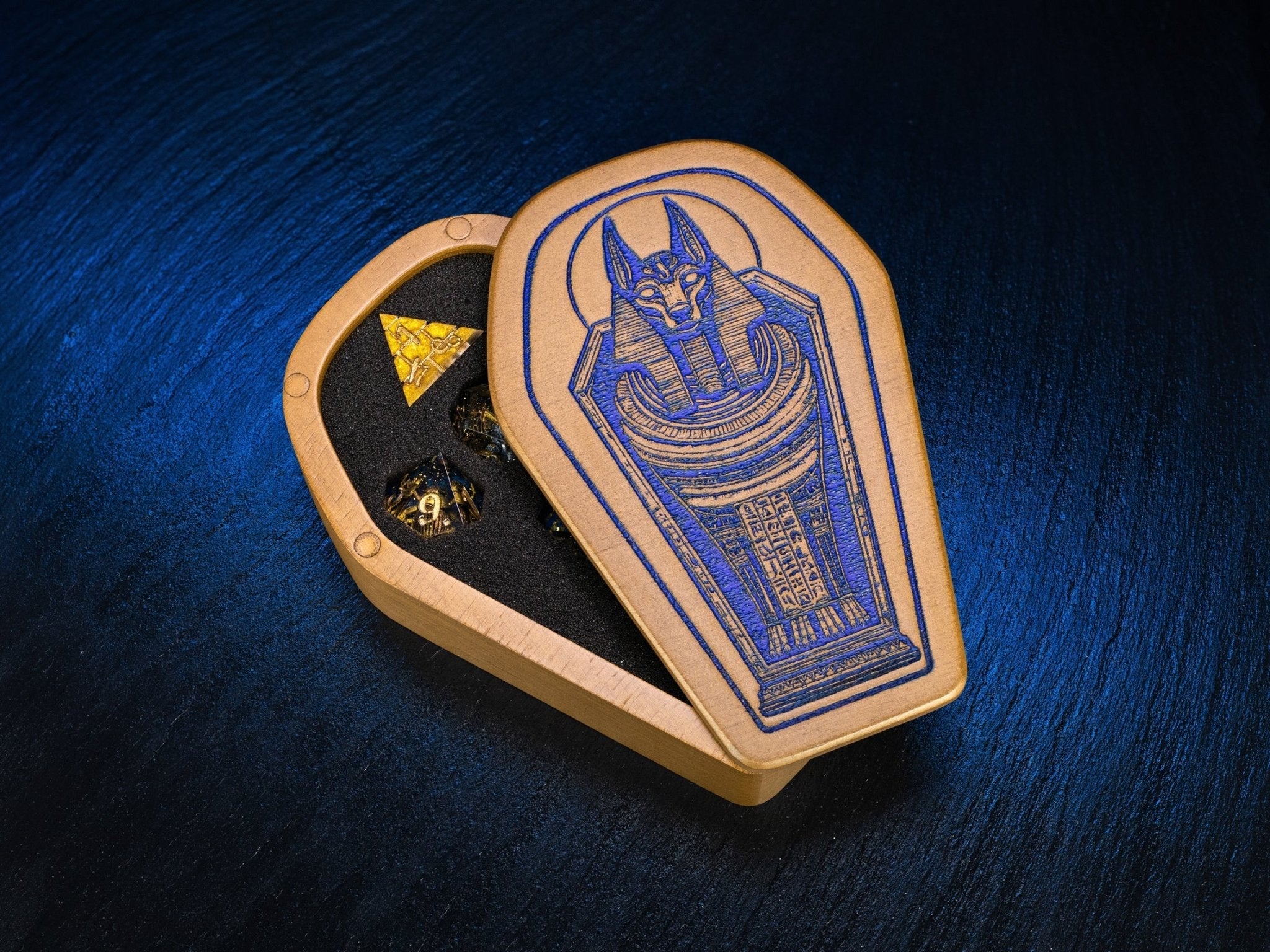 Ancient Egypt Dice Set - St George Leather Shop