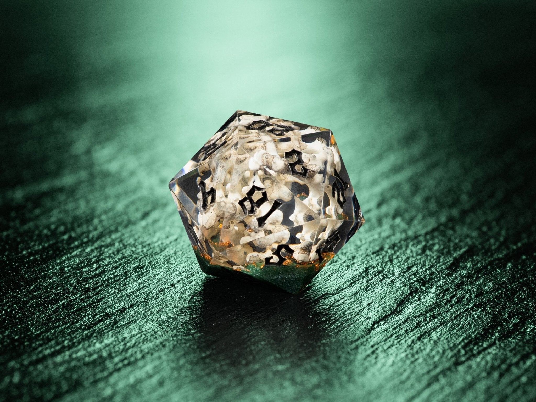 Skull & Bones Dice Set - St George Leather Shop