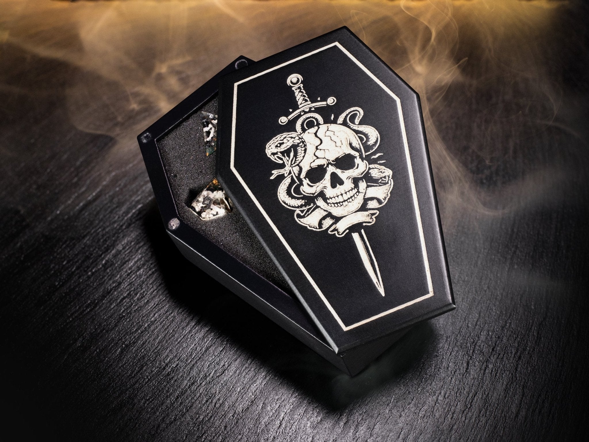 Skull & Bones Dice Set - St George Leather Shop