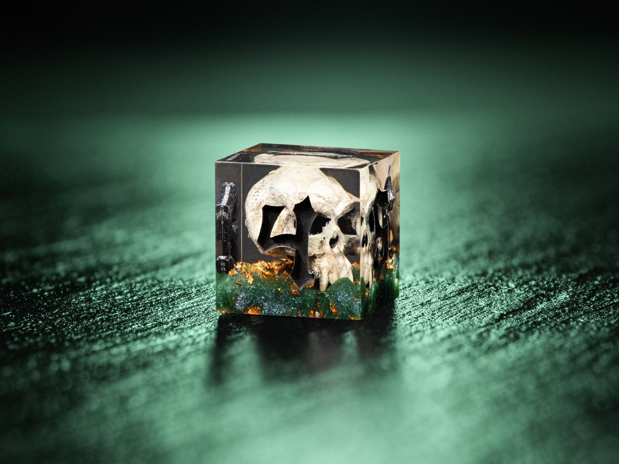 Skull & Bones Dice Set - St George Leather Shop