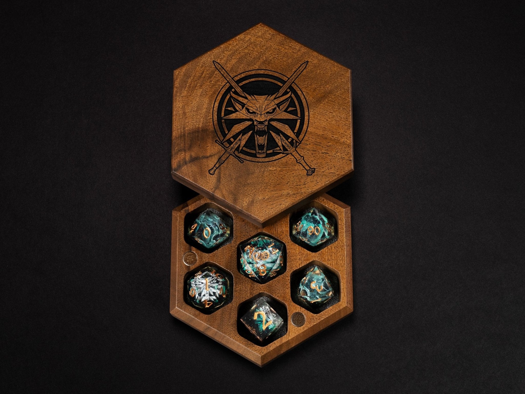 The Witcher Dice Set - St George Leather Shop