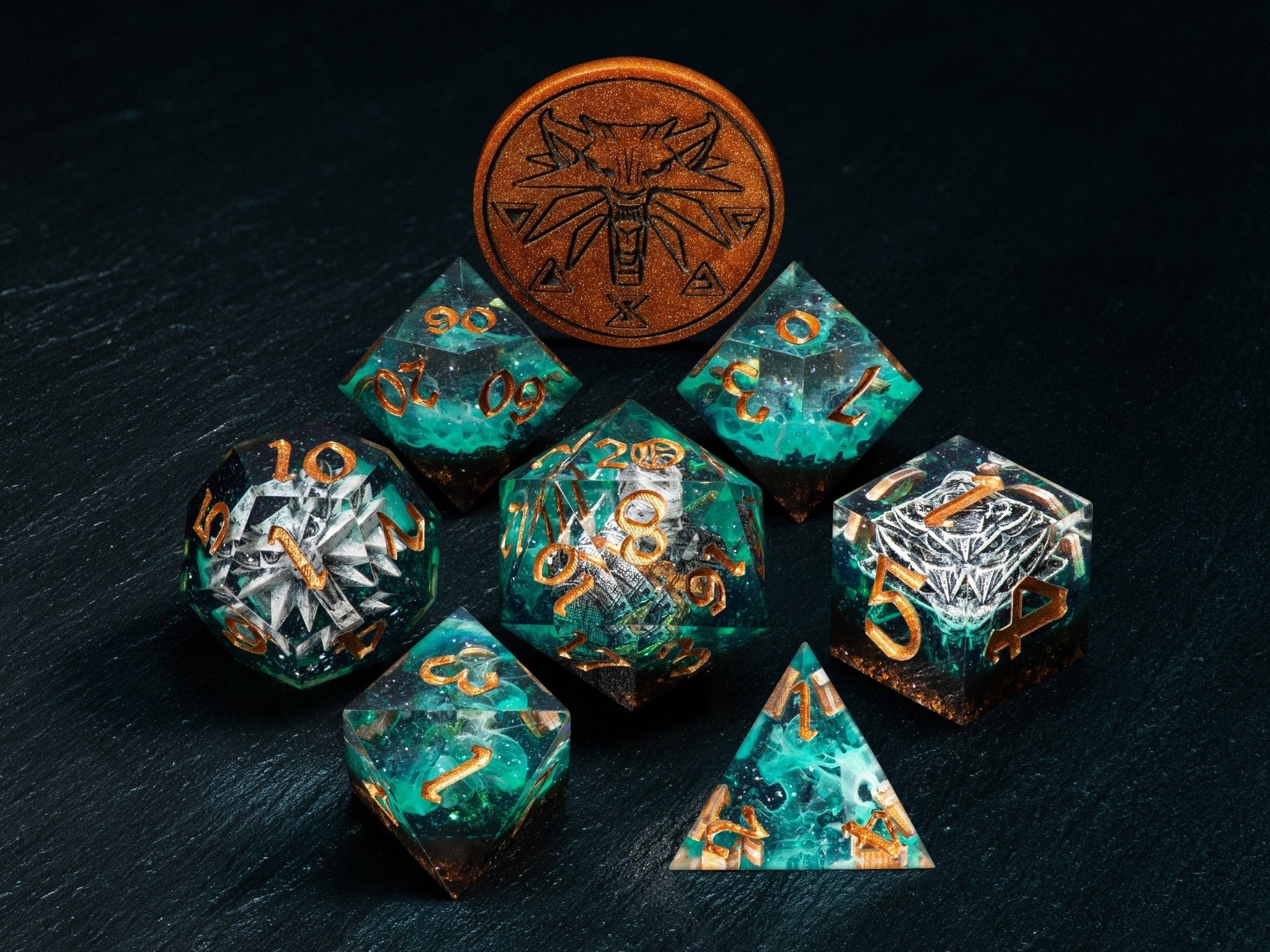 The Wither Dice Set - St George Leather Shop